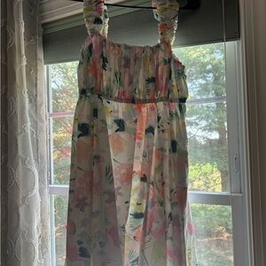 Abercrombie & Fitch for The Trevor Project Large Floral Sleeveless Dress